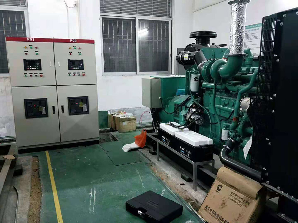 南海区狮山人民医院500KW康明斯发电机组并机