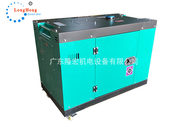 小型风冷柴油发电机组5KW隆宏发电机单杠 静音低噪音 LH6700T-3D